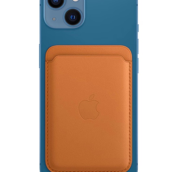 Apple Golden Brown Leather Magsafe Wallet. RFID & NFC blockers. - Picture 2 of 6